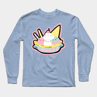 Cute Kawaii Ice-Cream Long Sleeve T-Shirt